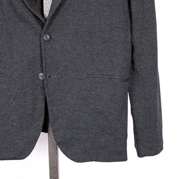 Women's Casual Knit Blazer Jacket SZ XL Cotton Blend Minimalist Office Academia - Picture 3 of 6